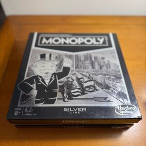 Hasbro Monopoly Silver Line Board Game
